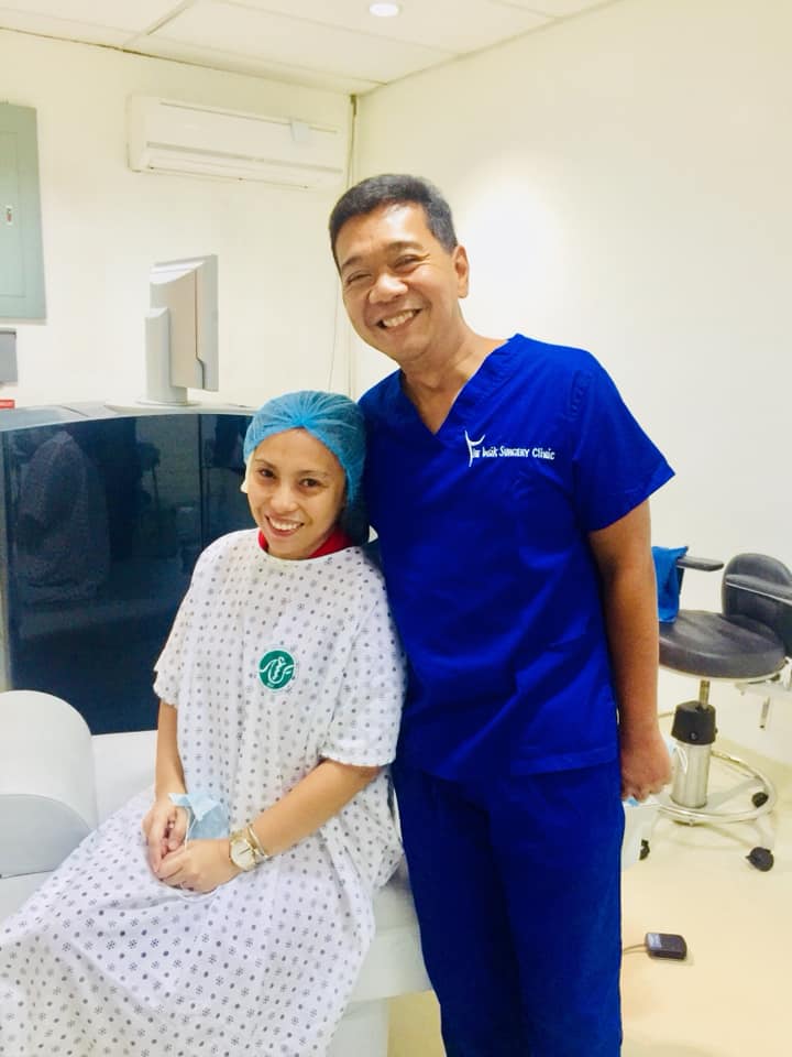 Shiela Miranda successful LASIK surgery at AUF Lasik Surgery Clinic